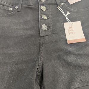 LC Lauren Conrad High Waist Charcoal Shorts